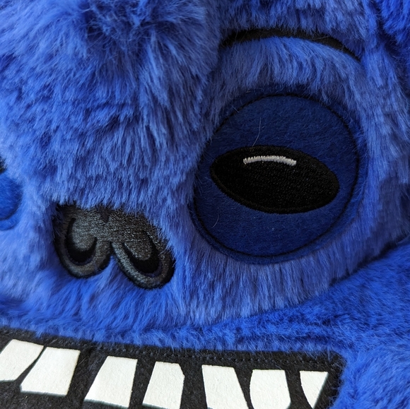 Fuggler blue fuzzy faux fur Monster snapback hat - Picture 4 of 8